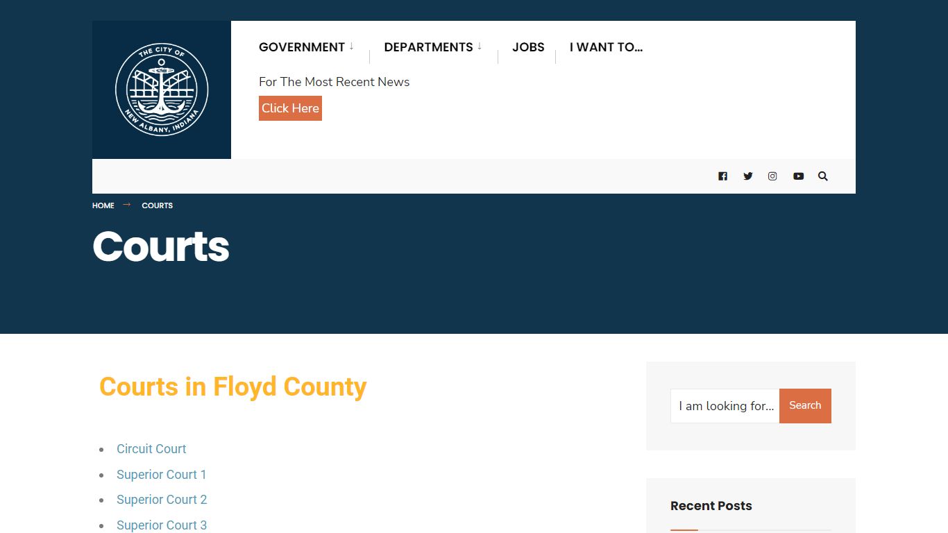 Courts - City of New Albany